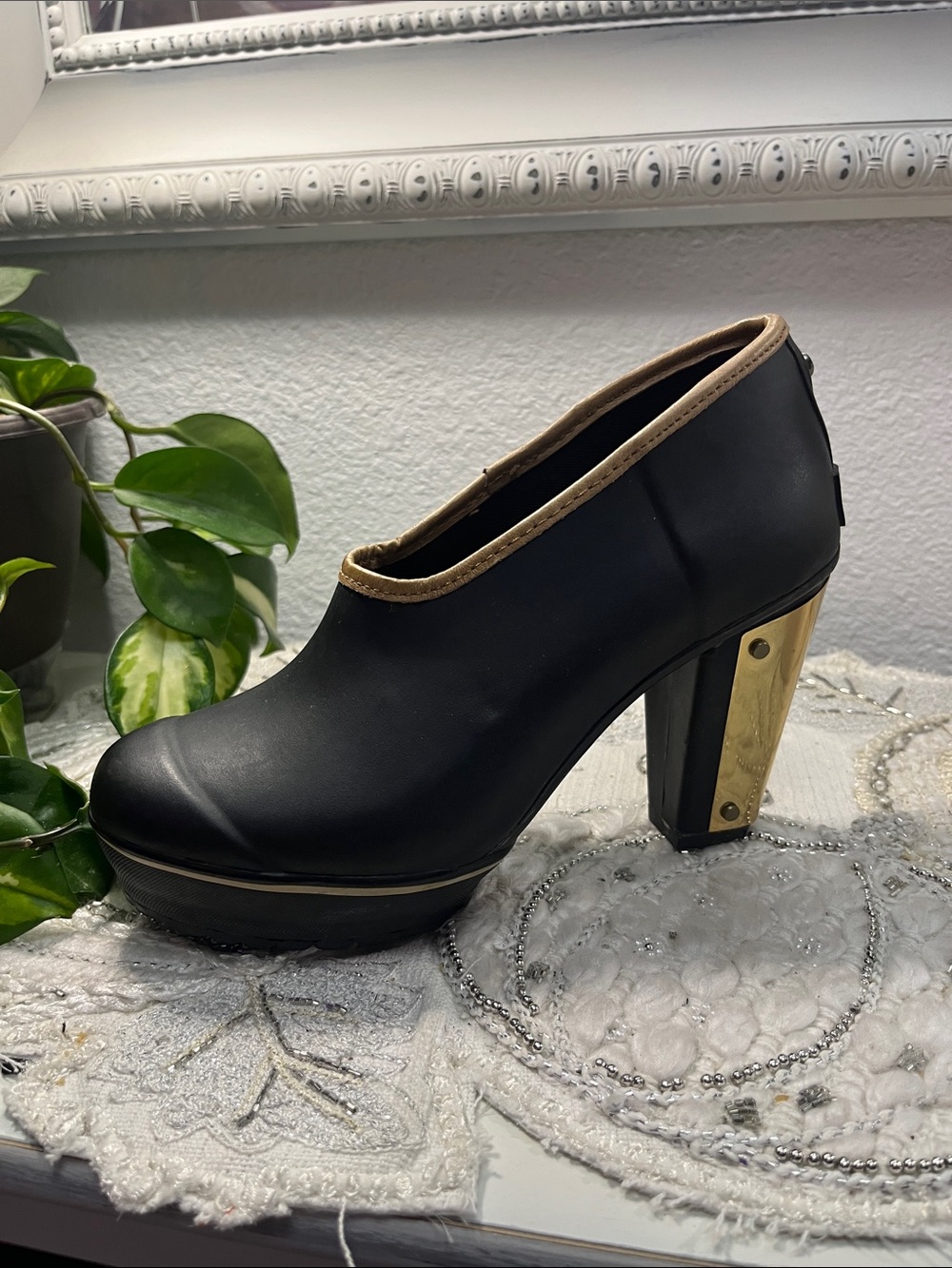 Sorel Medina II Clogs/Boots Women’s 7.5 Black & Tobacco Leather Lined - Picture 16 of 16